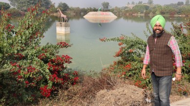 stubble burning, Shivraj Singh Chouhan, Narendra Modi, Ransih Kalan village, Punjab Moga district, Canada-returned sarpanch village, Indian express news, current affairs