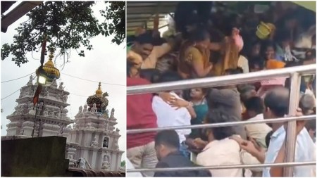 Multiple deaths are feared in the Andhra Temple stampede.