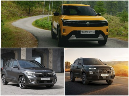 Tata Sierra vs Kia Seltos vs Hyundai Creta: Base Model Comparison