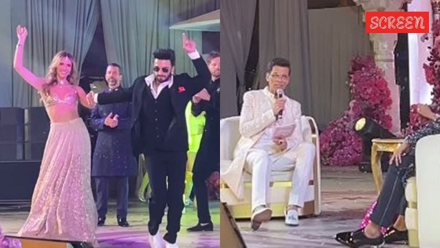 Ranveer Singh dancing at Netra Mantena's sangeet function