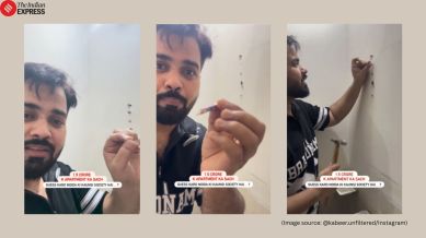 Noida man makes a hole in Rs 1.5 crore flat with pencil