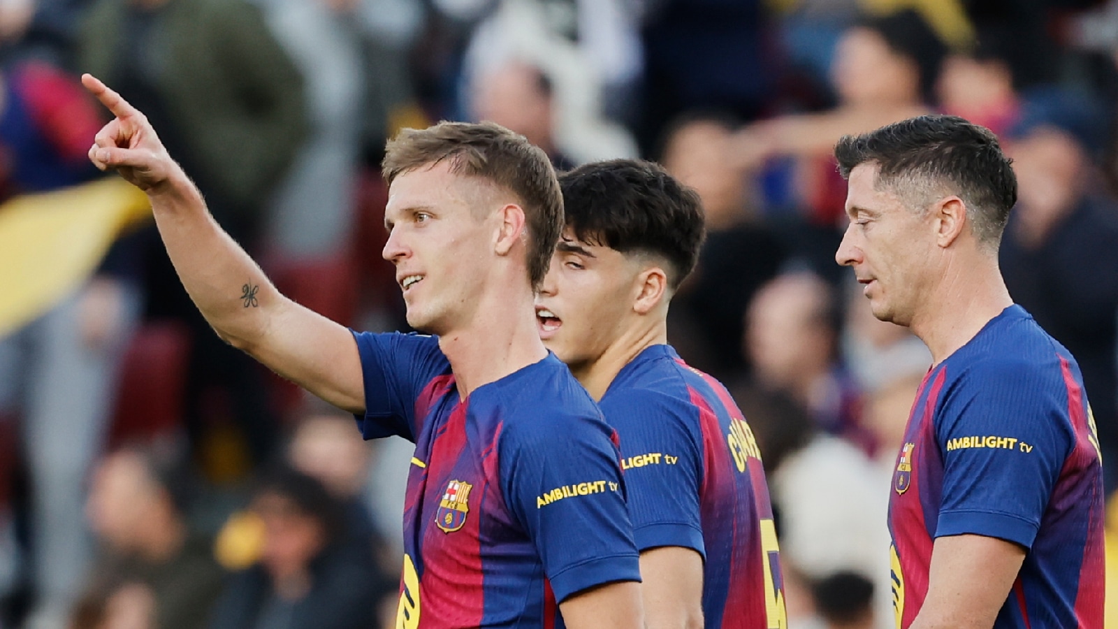 Dani Olmo scores twice as Barca fight back to beat Alaves 3-1