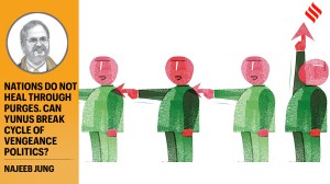 Muhammad Yunus now inhabits a moment that may either entrench this culture or begin to unmake it. The bureaucracy and security agencies have long been shaped by the preferences of whichever party held power. (Illustration: C R Sasikumar)