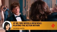 One of my favourite films of his, Fan (2016), caused much consternation amongst the faithful: The double role has SRK playing a star-struck fan who can’t deal with the fact that his idol — also played by SRK — has feet of clay. (Express Archive)