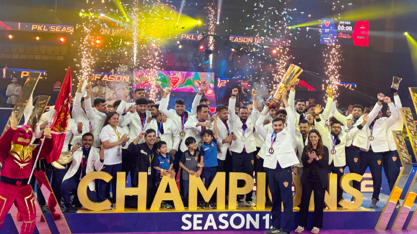 Dabang Delhi crowned PKL 12 champions after beating Puneri Paltan