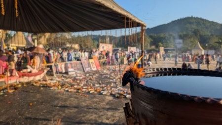 Zubeen Garg cremation site, Zubeen Garg shrine, Zubeen Garg cremation site shrine, Zubeen Garg, Zubeen Garg death, Zubeen Kshetra, Indian express news, current affairs