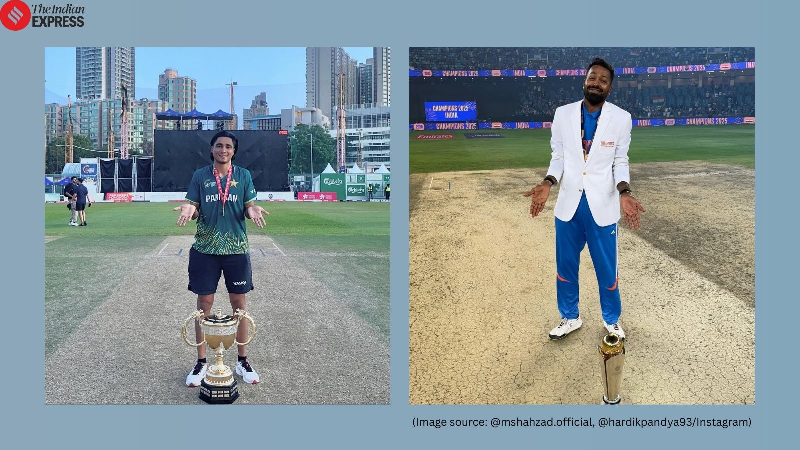 Muhammad Shahzad Recreates Hardik Pandya's Victory Pose After Hong Kong Sixes Win
