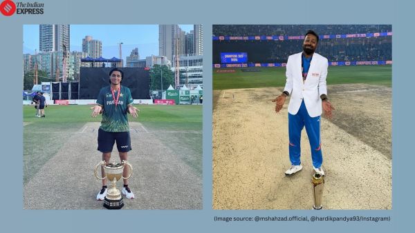 Pakistan cricketer copies hardik Pandya celebration