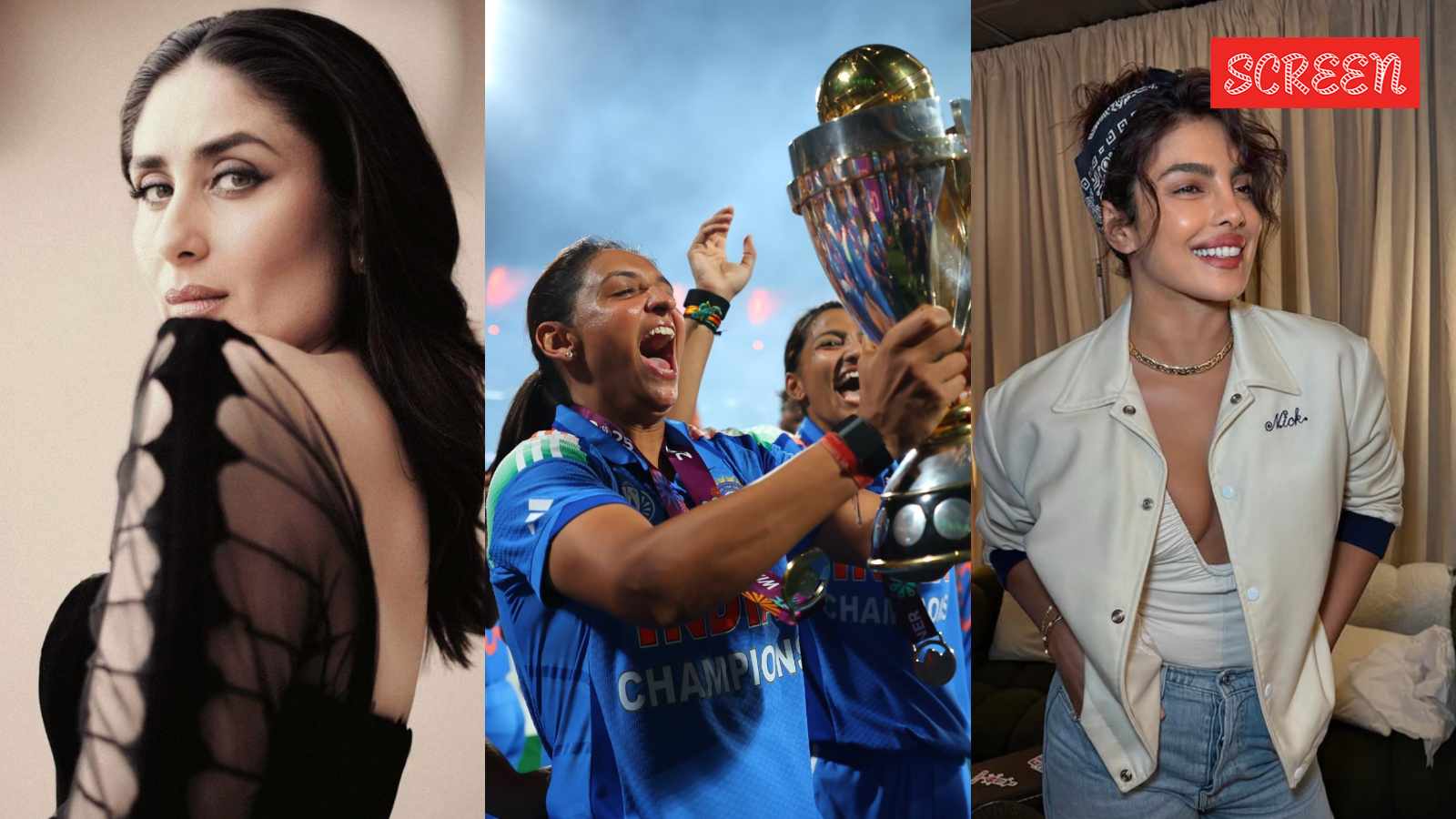 Kareena Kapoor gets emotional, Priyanka Chopra and Anushka Sharma laud Women in Blue as they create history with first-ever World Cup win