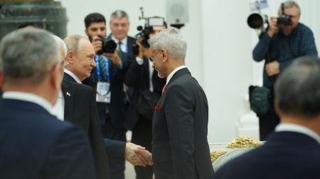 EAM S Jaishankar meets Russia's Putin in Moscow (X/@DrSJaishankar)