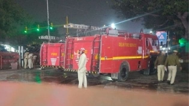 Around seven fire tenders were pressed into action. (Express Photo)