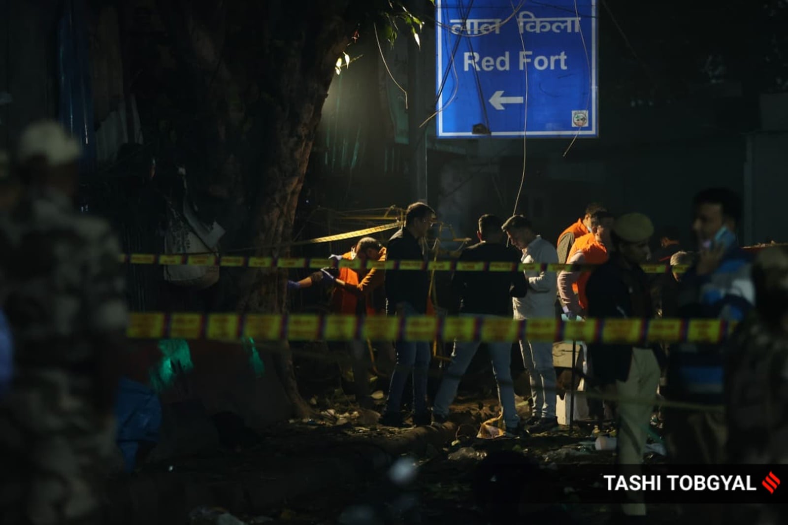 Delhi Chief Minister Rekha Gupta described the explosion that occurred near the Red Fort as “sad and extremely worrying.”" (Express Photo/Tashi Togyal)