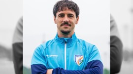 Ryan Williams’ decision to take up Indian citizenship and represent the national team comes at a pivotal time in Indian football where the homegrown strike force is facing an acute shortage (Photo: AIFF via X)