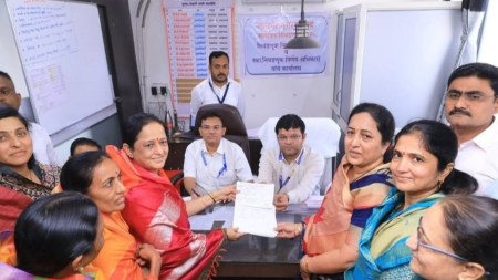 Chikhaldhara Municipal Council polls, Jamner Municipal Council polls, Alhad Kalote, Devendra Fadnavis, Pune news, Pune, Maharashtra news, Indian express, current affairs