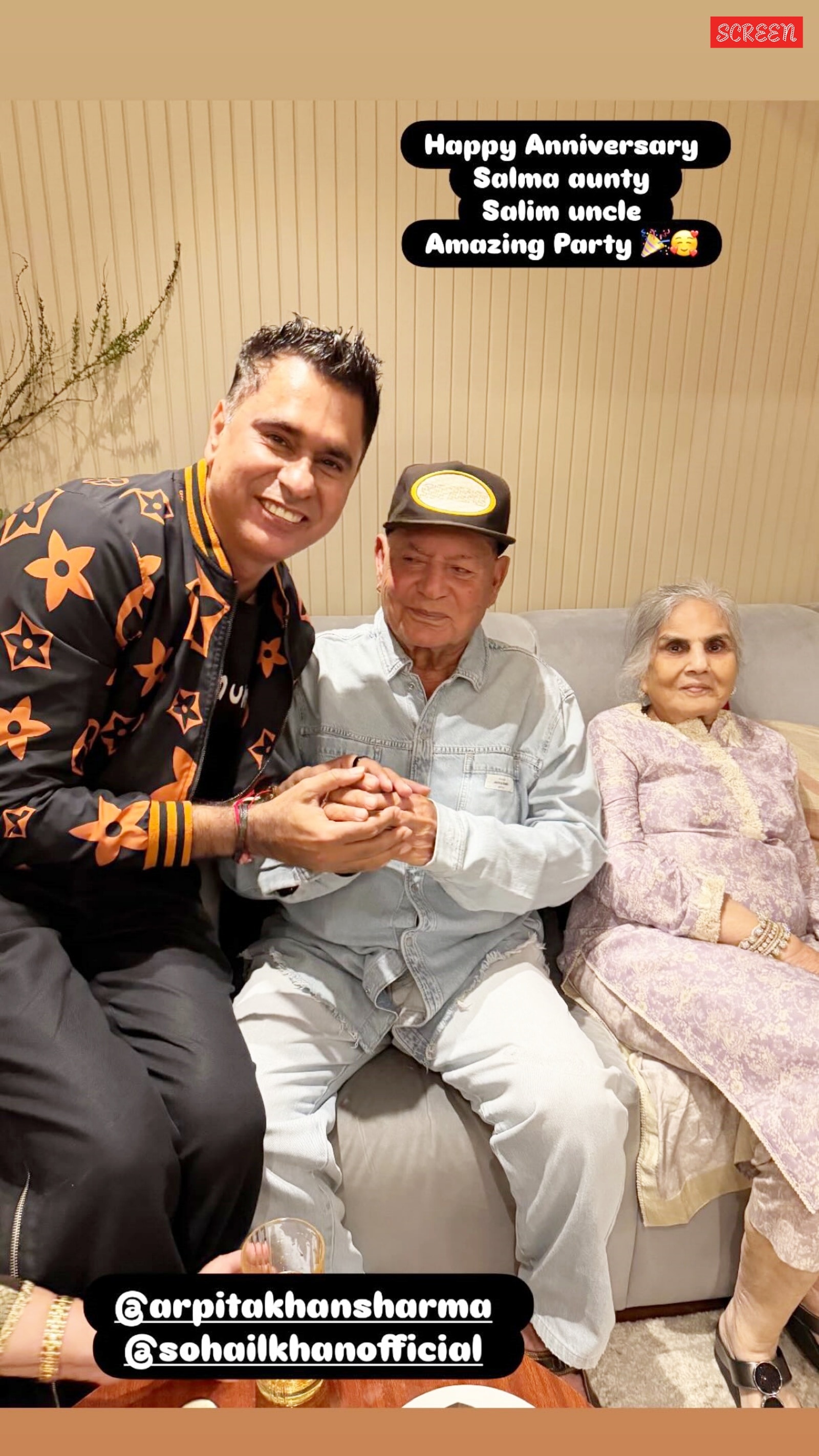  Salman Khan and his family had double celebration last night