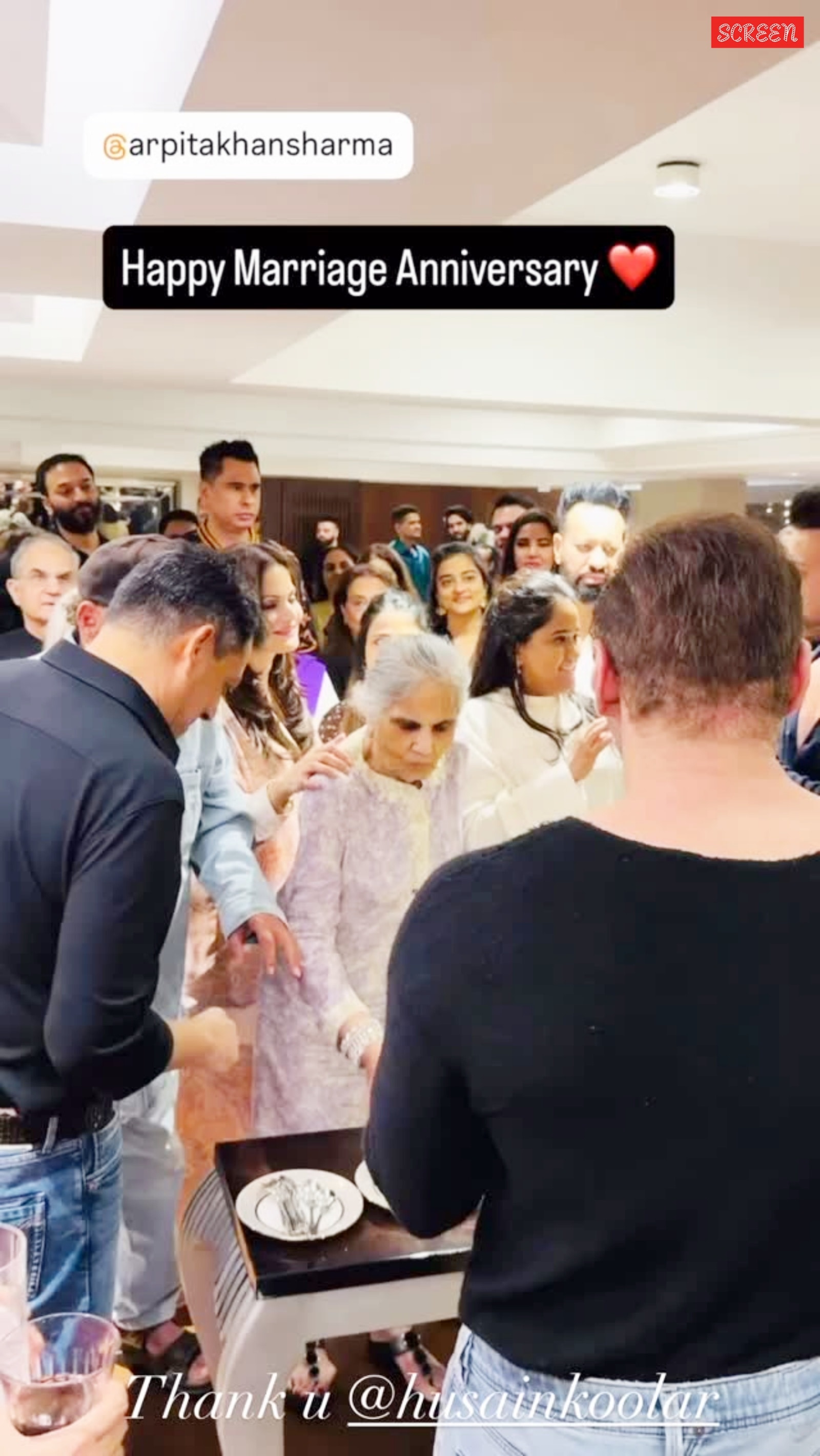  Salman Khan and his family had double celebration last night