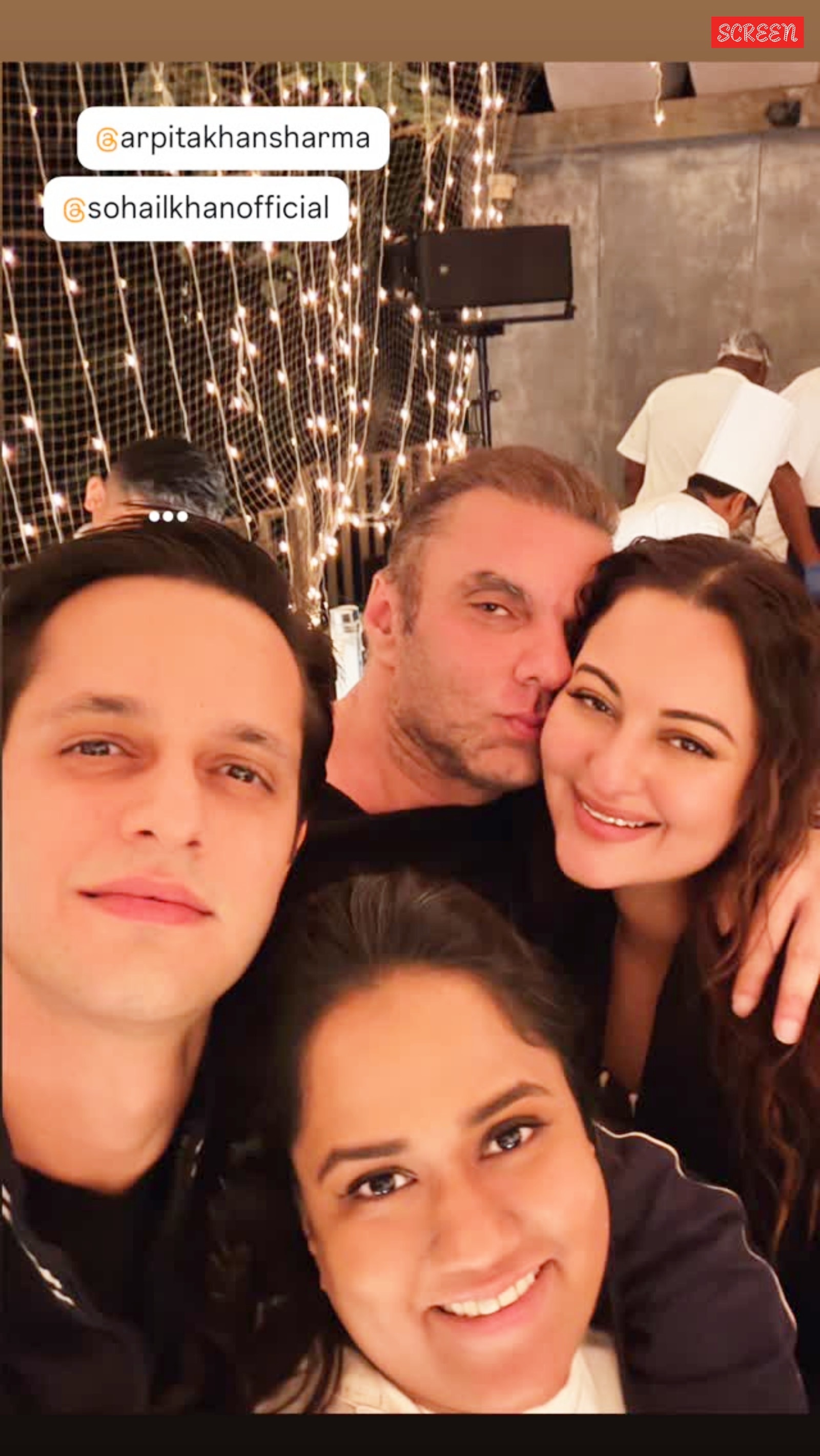  Salman Khan and his family had double celebration last night