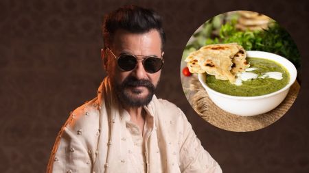 Sanjay Kapoor enjoys makki ki roti and sarson da saag