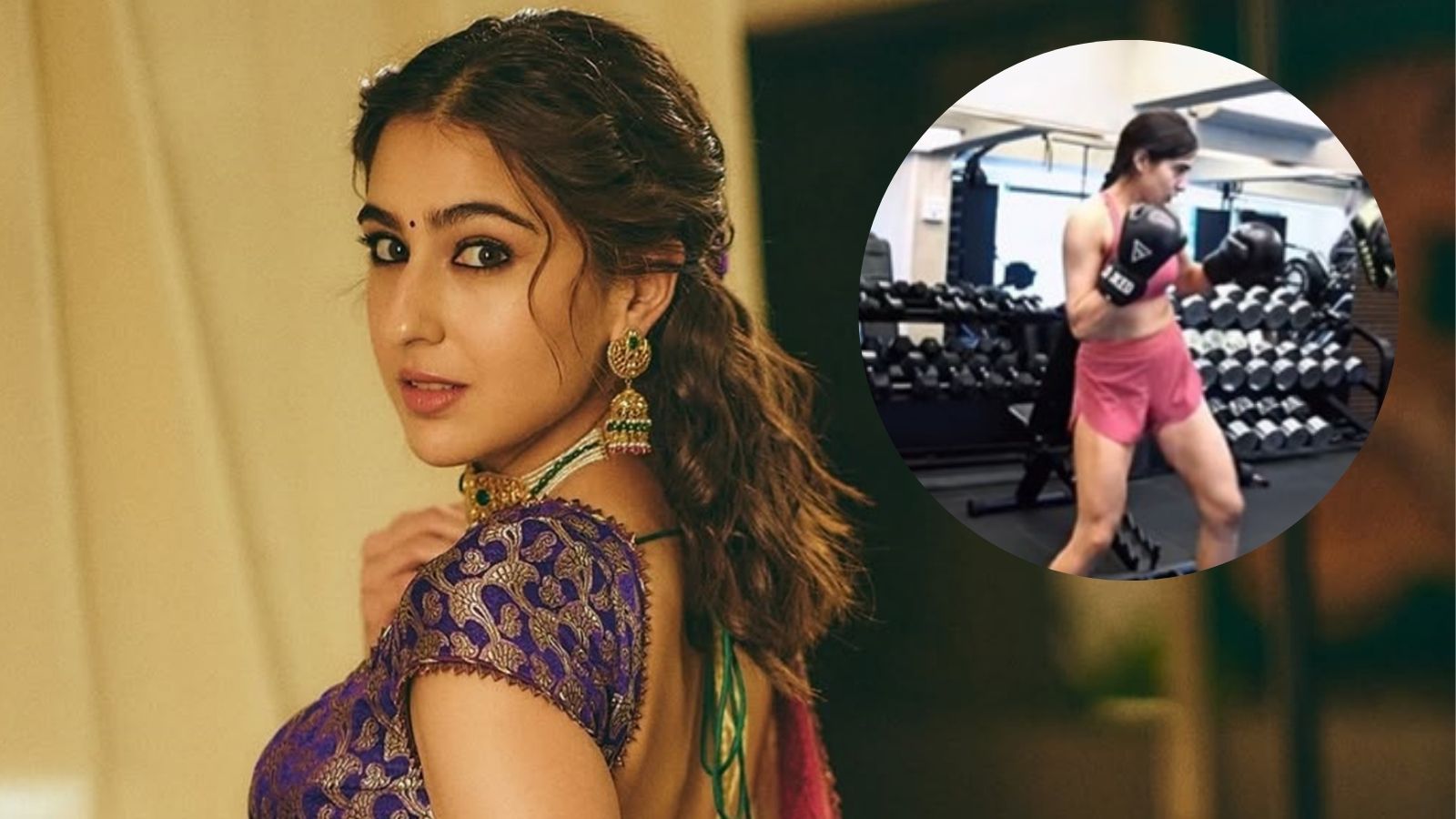 From bench presses to burpees and boxing, Sara Ali Khan gives us a peek inside her gym day