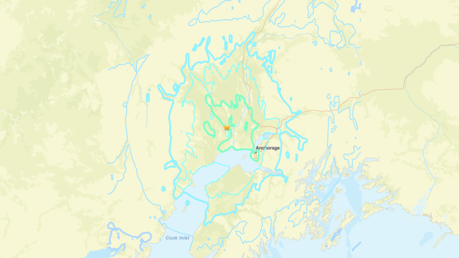 Magnitude 6 earthquake hits Southcentral Alaska