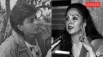 Shah Rukh Khan and Hema Malini