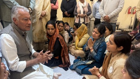 No arrests in RSS volunteer killing, RSS volunteer killing, Sangh volunteer Naveen Arora, Rashtriya Swayamsevak Sangh (RSS), RSS, Indian express news, current affairs