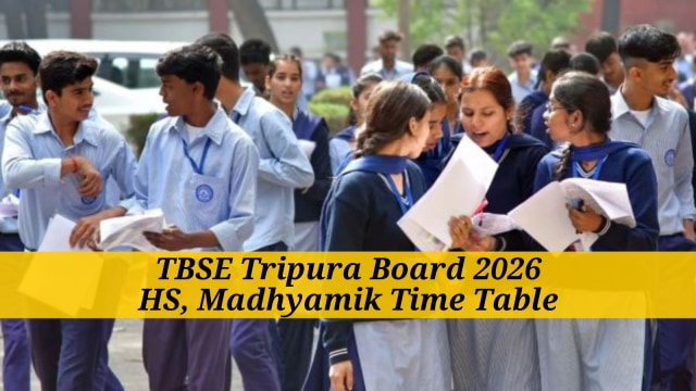 TBSE Tripura Board 2026 - HS, Madhyamik Time Table (Representative Image-Express Photo)