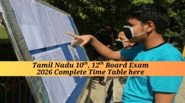 Tamil Nadu 10th, 12th Board Exam 2026 Dates Out - Complete Time Table here (Express Photo by Gurmeet Singh/Representational image)