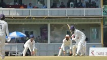Tamil Nadu players in action during Ranji Trophy 2025 match against Vidarbha in Coimbatore. (PHOTO: TNCA)