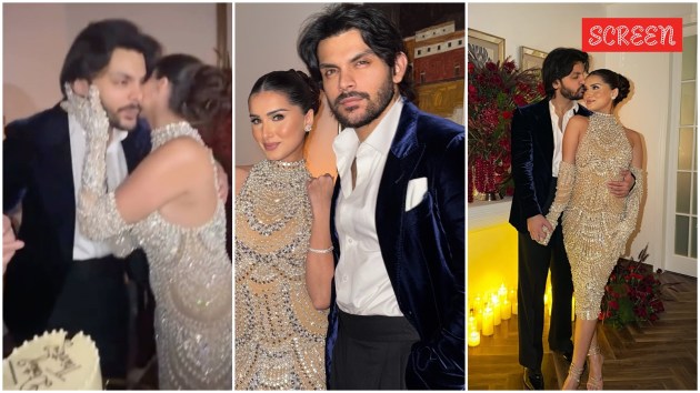 Actor Tara Sutaria turned 30 on November 19 and many inside photos and videos from her birthday celebration is shared online. The celebrations were also special as it was her first with her boyfriend and actor Veer Pahariya by her side. Scroll to see all pictures.