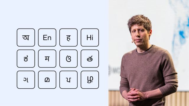 Sam Altman Indic LLMs