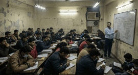 There have been cases of students enrolled in coaching institutes ending their lives in recent years due to study pressure (Representative Image-AI Generated)