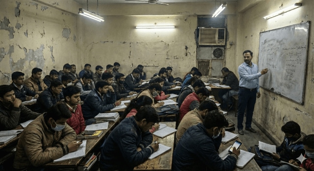 There have been cases of students enrolled in coaching institutes ending their lives in recent years due to study pressure (Representative Image-AI Generated)