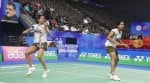 Indian Women's Doubles pair Treesa Jolly and Gayatri Gopichand in action at the Syed Modi International Super 300. (PHOTO: Amit Verma/UPBA)