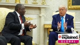 Trump Ramaphosa Trump US Ramaphosa South Africa G20 summit Afrikaner