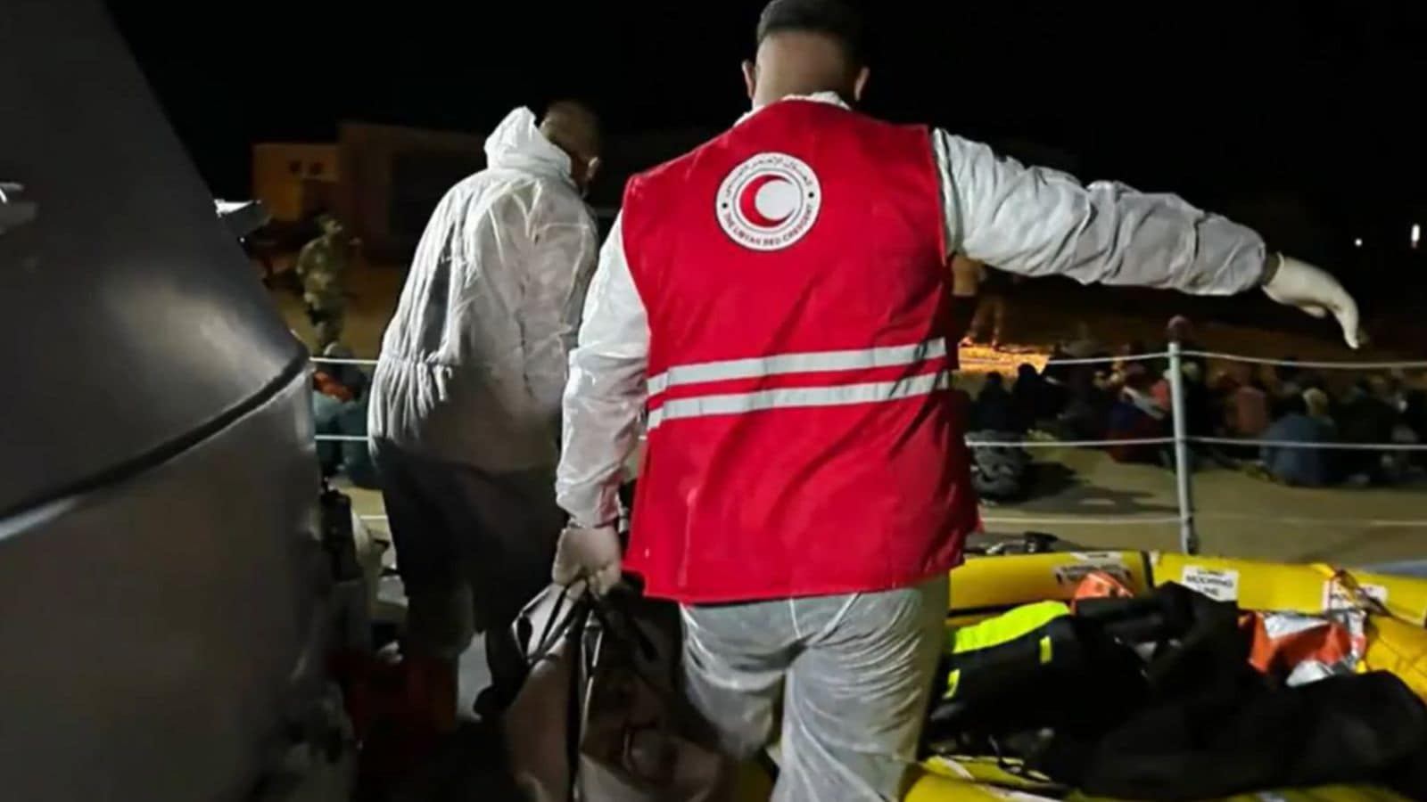 At least four dead as two migrant boats capsize off Libya’s coast, Red Crescent says