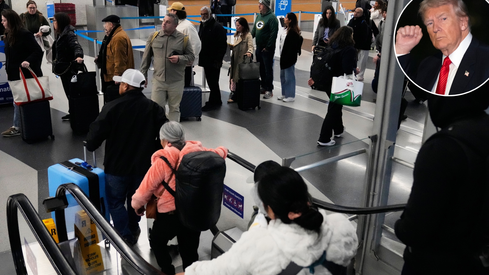 US shutdown triggers Thanksgiving travel chaos as airport staff resort to no pay-no work policy
