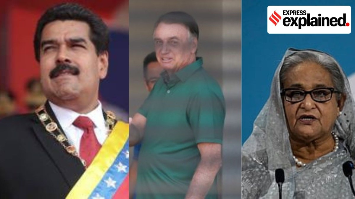 Coup, bangaldesh Coup, Venezuela Coup, brazil Coup, Jair Bolsonaro, Sheikh Hasina, Nicolas Maduro, Indian express explained, explained news, current affairs