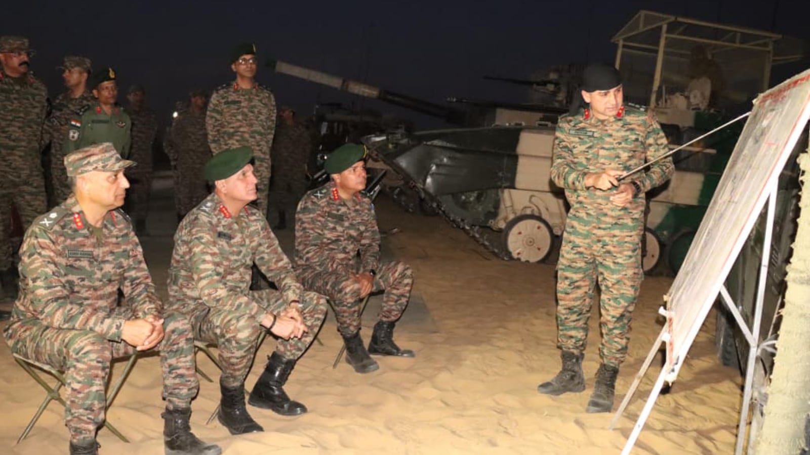 Southern Army Commander reviews multi-domain operational preparedness amidst tri-services exercise Trishul