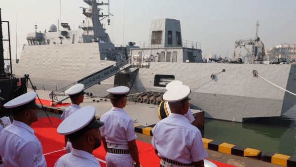The Indian Navy commissioned the INS Mahe, its first indigenous Anti-Submarine Warfare Shallow Water Craft. (@DDIndialive)