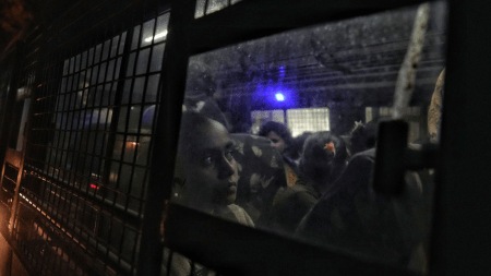 India Gate Protest air pollution protest