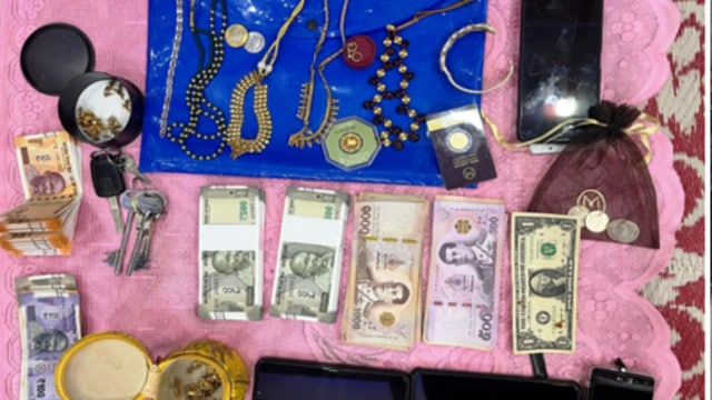 The searches uncovered large amounts of land, houses, jewellery, cash, vehicles, and bank deposits.