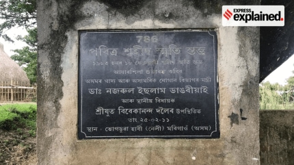 On Feb 18, 1983, 1800 people (as per official figures) were killed in just six hours in 13 villages in and around Nellie. (Express Archives)