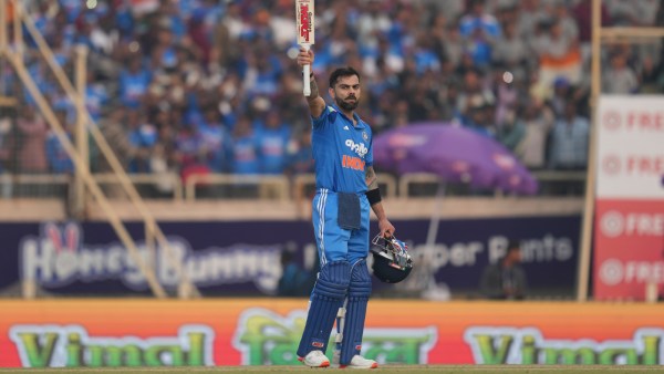 Virat Kohli scored his 52nd ODI century during the first ODI against South Africa in Ranchi. (PHOTO: AP)
