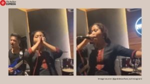 West Bengal woman metal performance