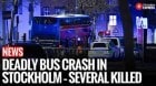 Several Killed and Injured After Bus Crashes Into Bus Stop in Central Stockholm