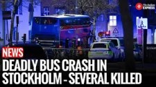 Several Killed and Injured After Bus Crashes Into Bus Stop in Central Stockholm