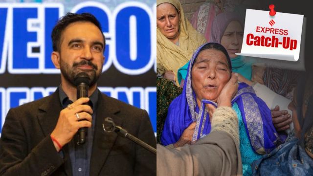 Express Catch-Up: NYC Mayor-elect Zohran Mamdani (lef) called for a public boycott of Starbucks; family members react after explosives recovered from the Red Fort blast-linked terror module exploded at Srinagar's Nowgam police station. (File Photo/PTI)