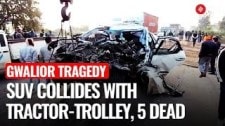 Madhya Pradesh Tragedy: 5 Killed as SUV Crashes Into Tractor-Trolley in Gwalior