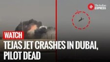 WATCH: Tejas Fighter Jet Crashes During Demonstration At Dubai Air Show | Tejas Crash Video